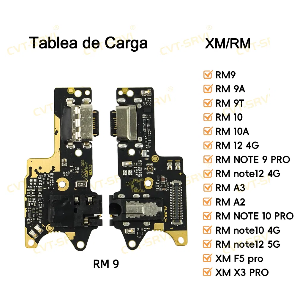 Шлейф зарядки USB для Redmi 9 (плата разъема)