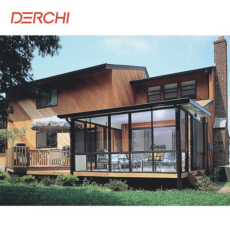 Luxury Design Portable Sunroom Customized Hotel Exterior Sunroom House Double Glazed Aluminum Sunroom
