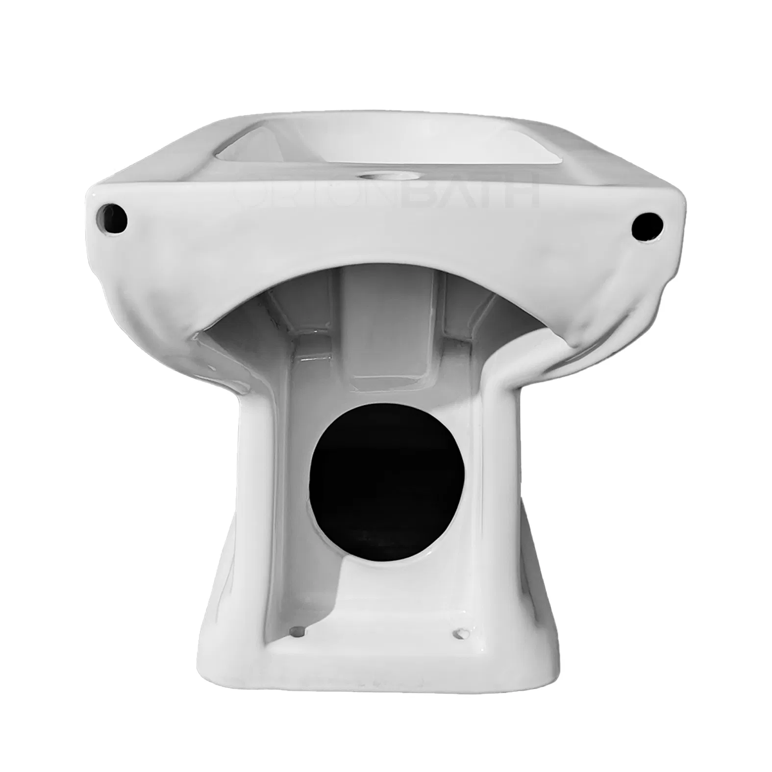 Ortonbath Vintage Style Floor Mounted Toilette Bidet Freestanding Bidet One Piece Ceramic Wc Toilet Bidet Special Care Toilet Bidet with 1 Tap Holes