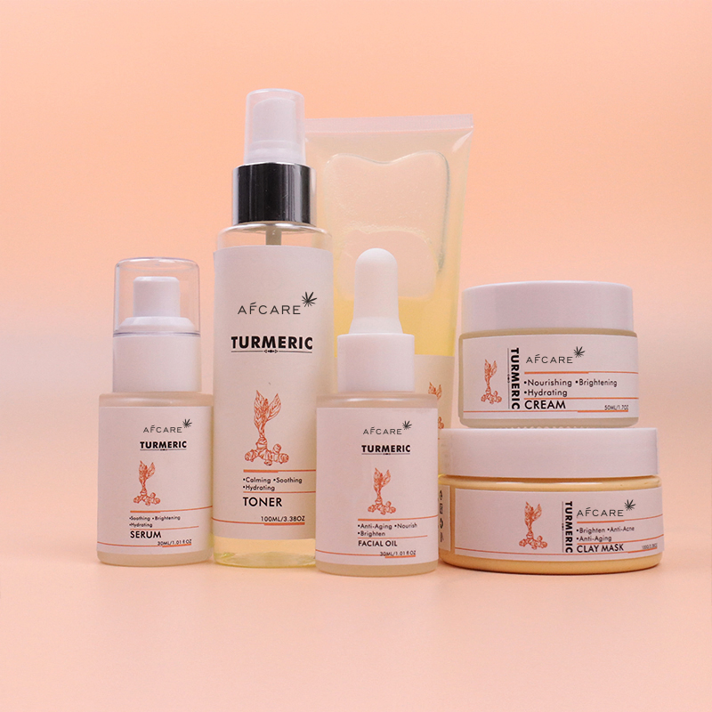 Natural Organic Wholesale Pure Turmeric Facial Skincare Set Private Label Beight