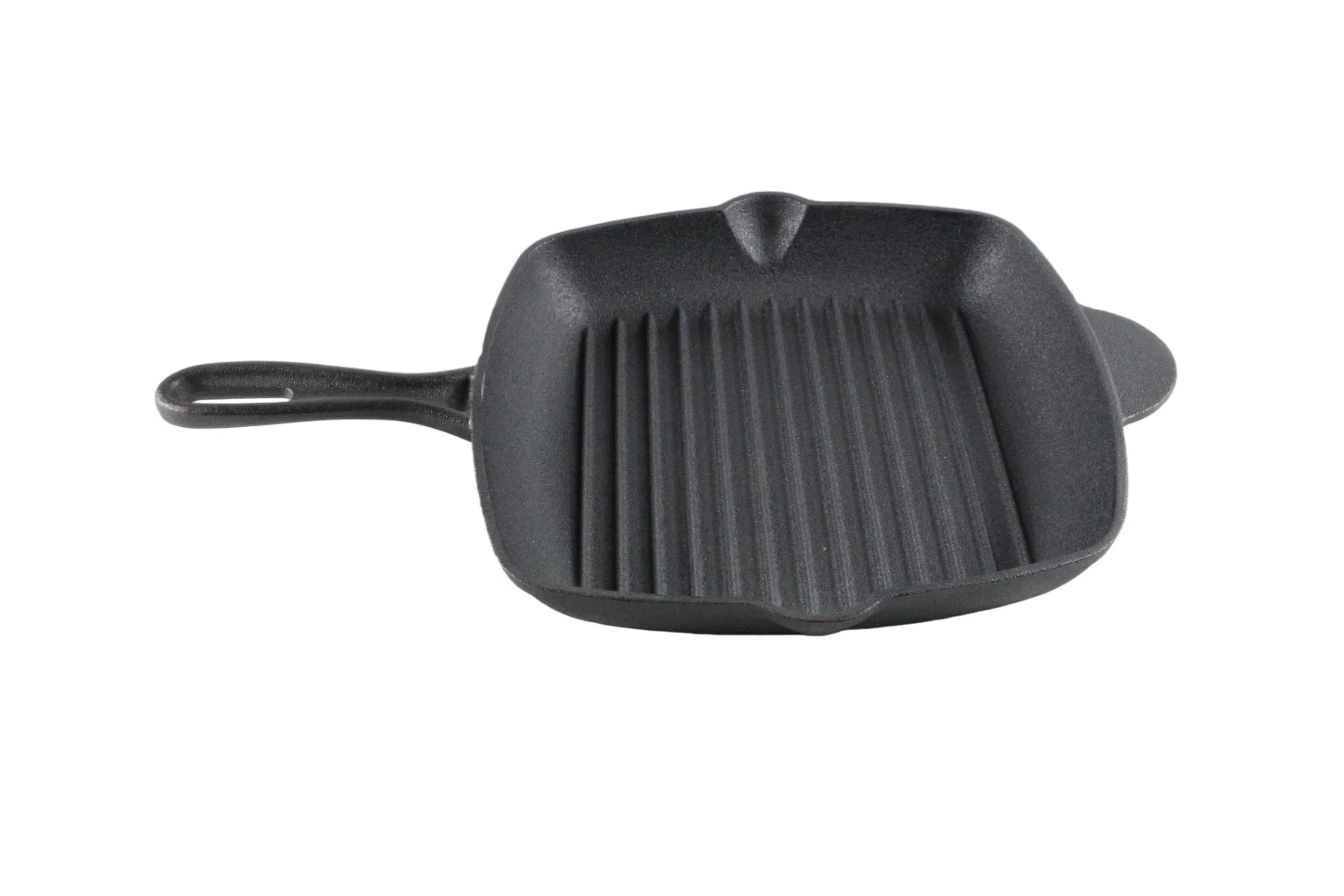 Steak Grill Plate BBQ Square Enamel Cast Iron Frying Grill Pan