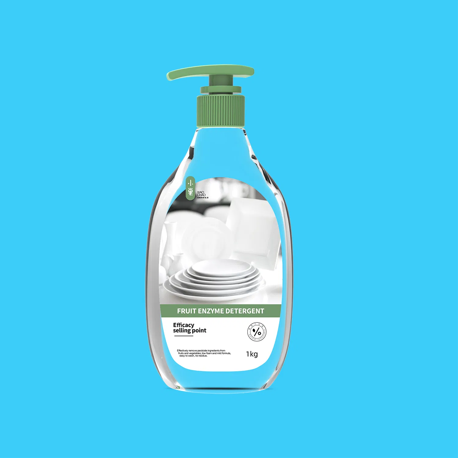Gentle on Hands Enzymatic Dish Soap for Effective Cleaning