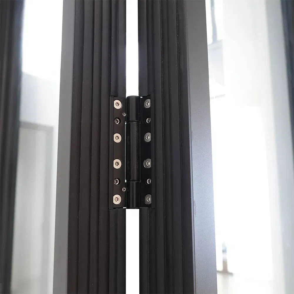 Heavy Duty Door with Double Glazed Argon Glass Panels Thermally Broken Aluminum