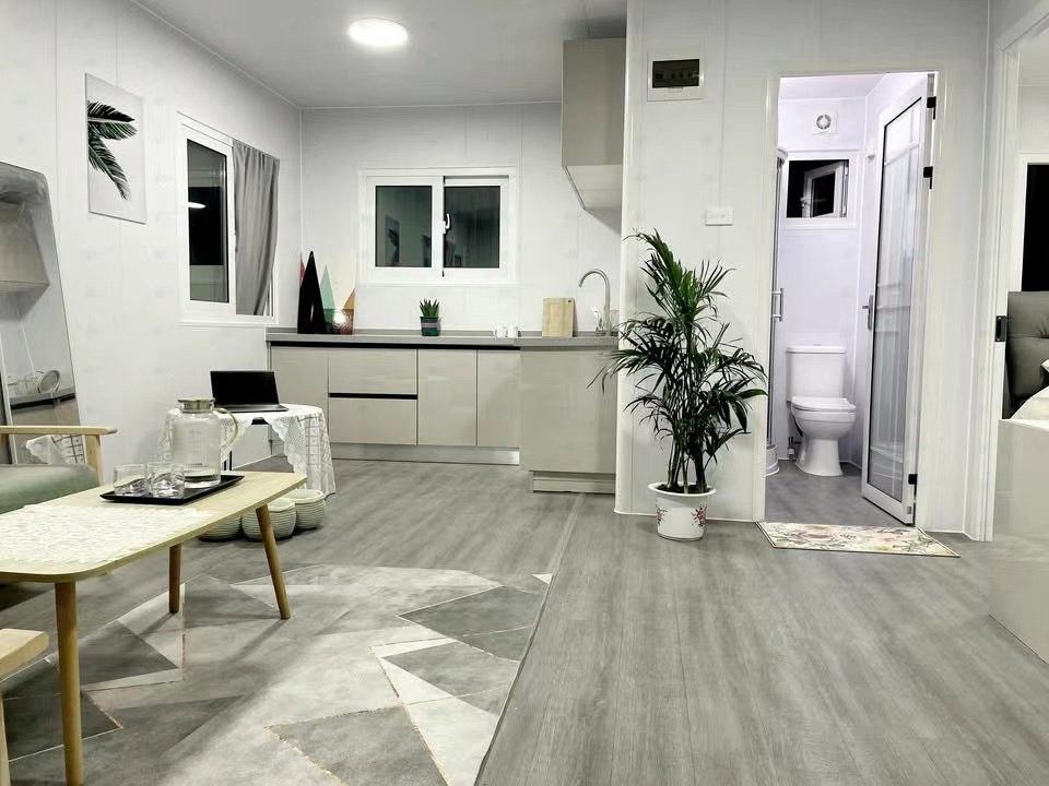 20FT Prefab Homes Prices, Luxury Shipping Tiny Container Homes for Sale, Mobile House with 2 3 Bedrooms Prebuilt Container Homes