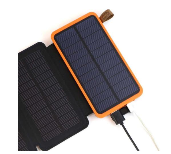 2022 Popular Portable 20000 mAh Solar Power Bank 10000 mAh Capacity Fast Charge Folding Outdoor Power Bank for Travel