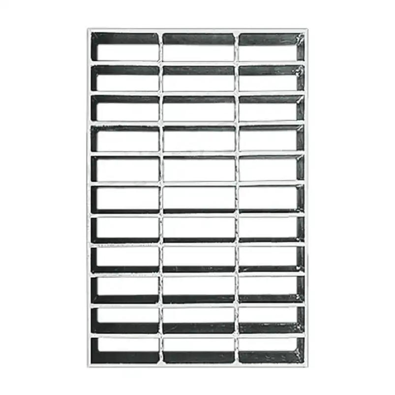 Customized Stainless Steel Grill Grates Metal Frame Drain Steel Grating Cover Serrated Trench Steel Grating