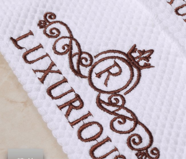 Custom Luxury Hotels Towel Beauty Salon 100%Cotton Embroidery Bath Towel