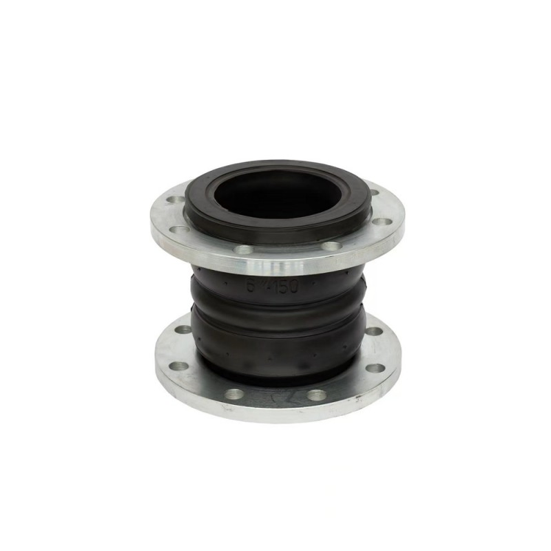 Double Sphere Flexible High Pressure Rubber Expansion Bellow Joint with Steel Iron Forged Connector Water Application Head