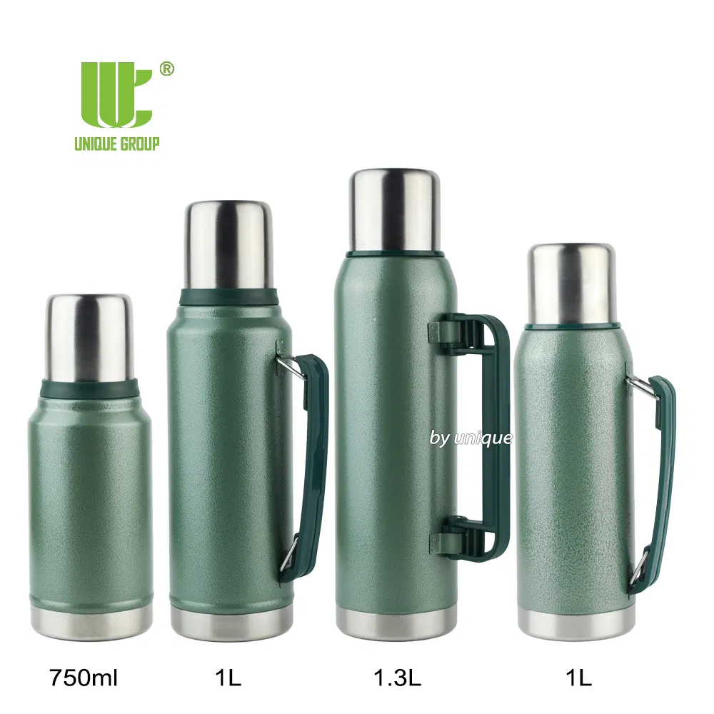 1.3L Stainless Steel Thermal Jug Leakproof Insulated Flask for Camping and Hiking