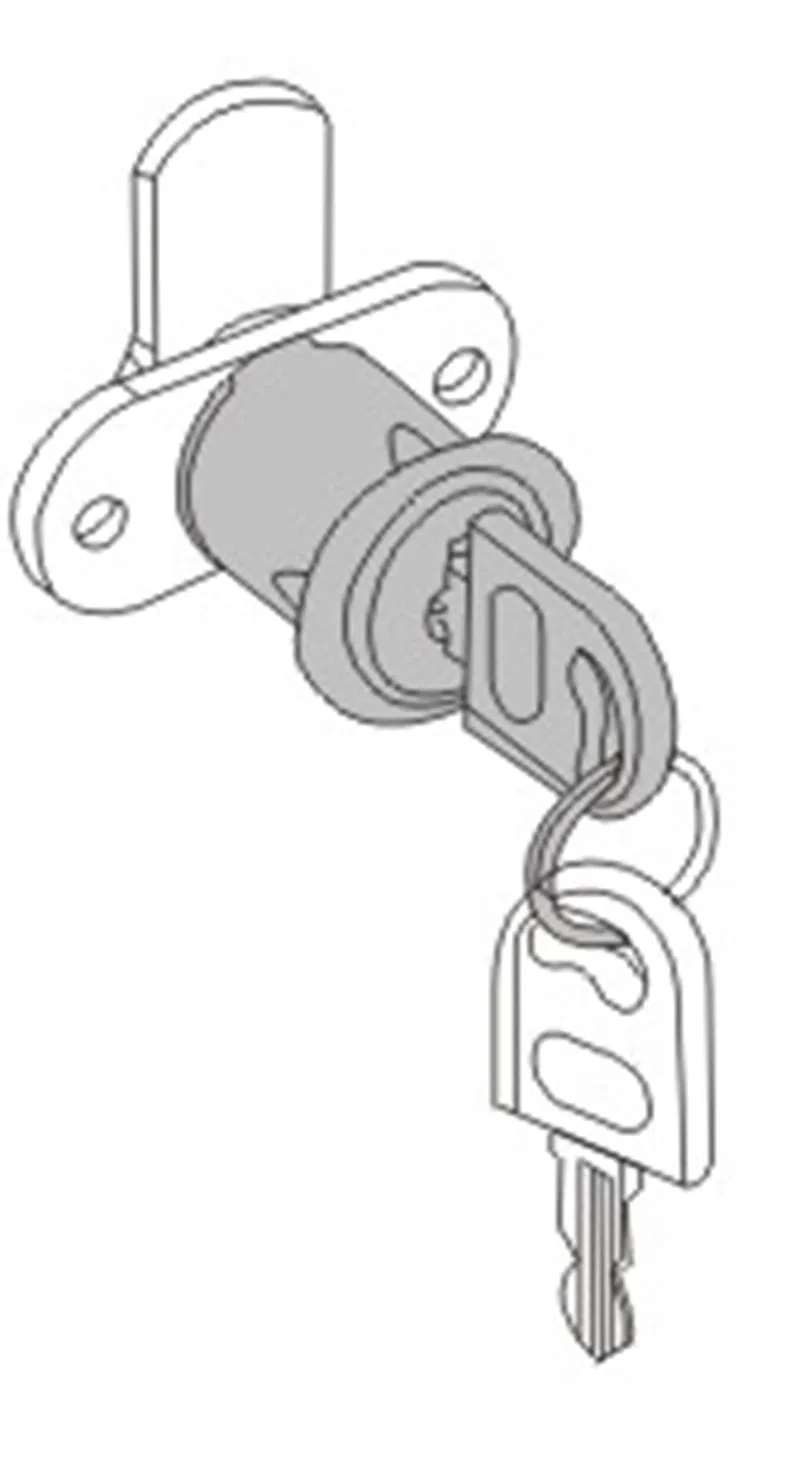 Cabinet Drawer Lock Mailbox Lock Cylinder 16/19 Furniture Hardware Lock