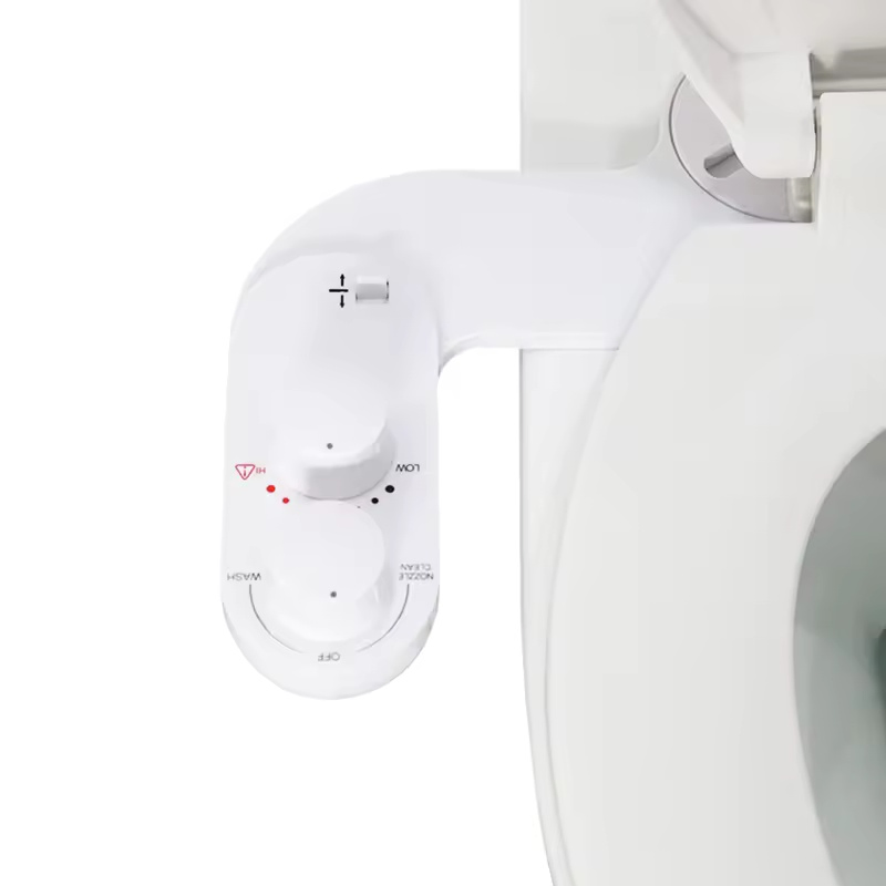 OEM & ODM Toilet Bidet Attchment Dual Nozzle Self-Cleaning Spray Non-Electric Bidet