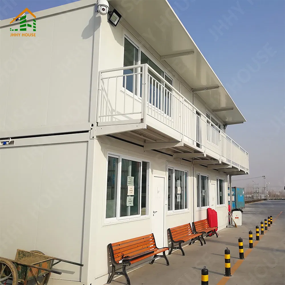Flat Pack Luxury Office 2 Floors Mobile Homes Steel Tiny House Portable Modular Prefab Container Homes Prefabricated House