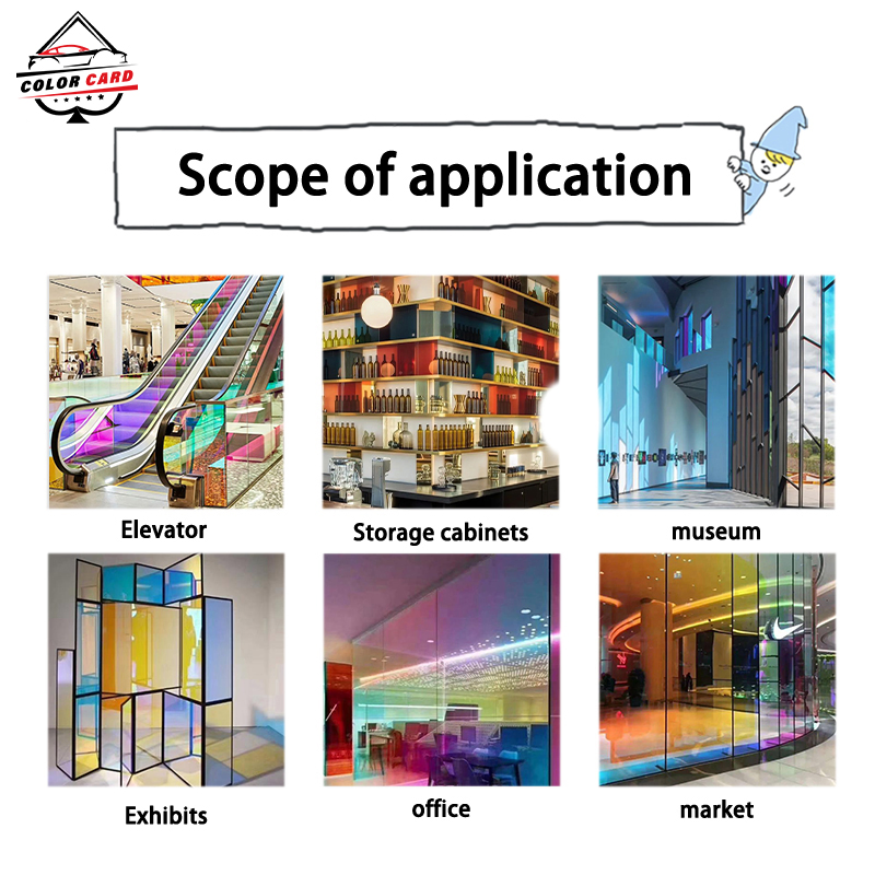 Pink Colored Two-Way Commercial Window Perspective Architectural Film