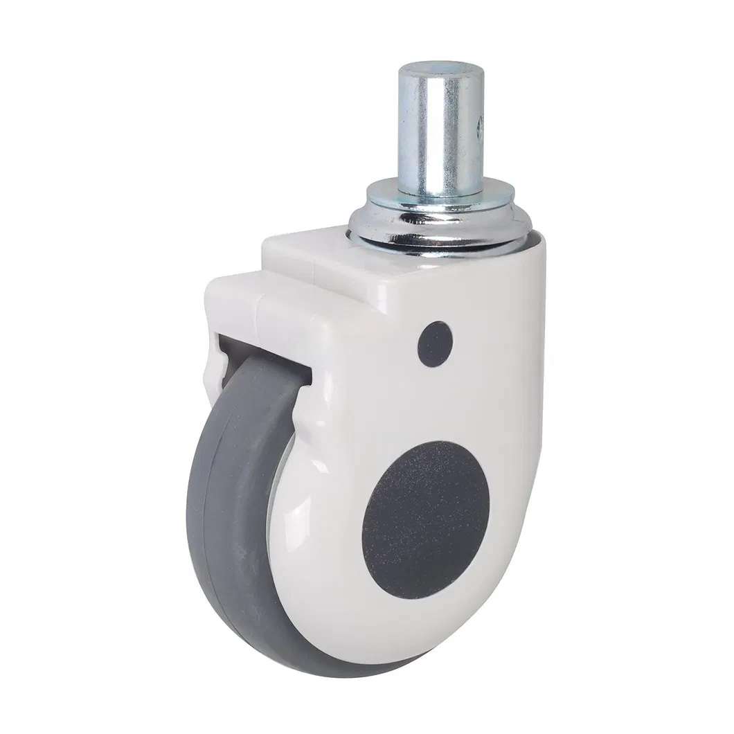TPR with/Without ABS Cover TPR/PVC/PU Hospital Caster ICU Bed Wheels