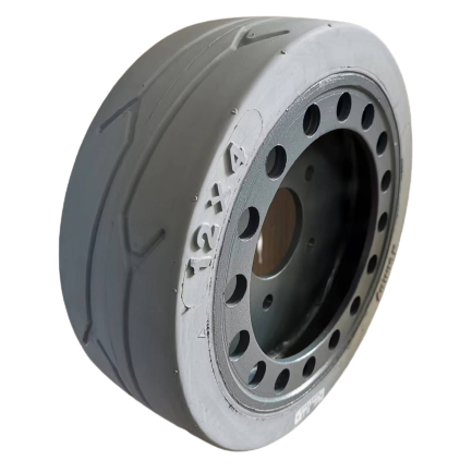 FB12X4 Solid Tires with Brake