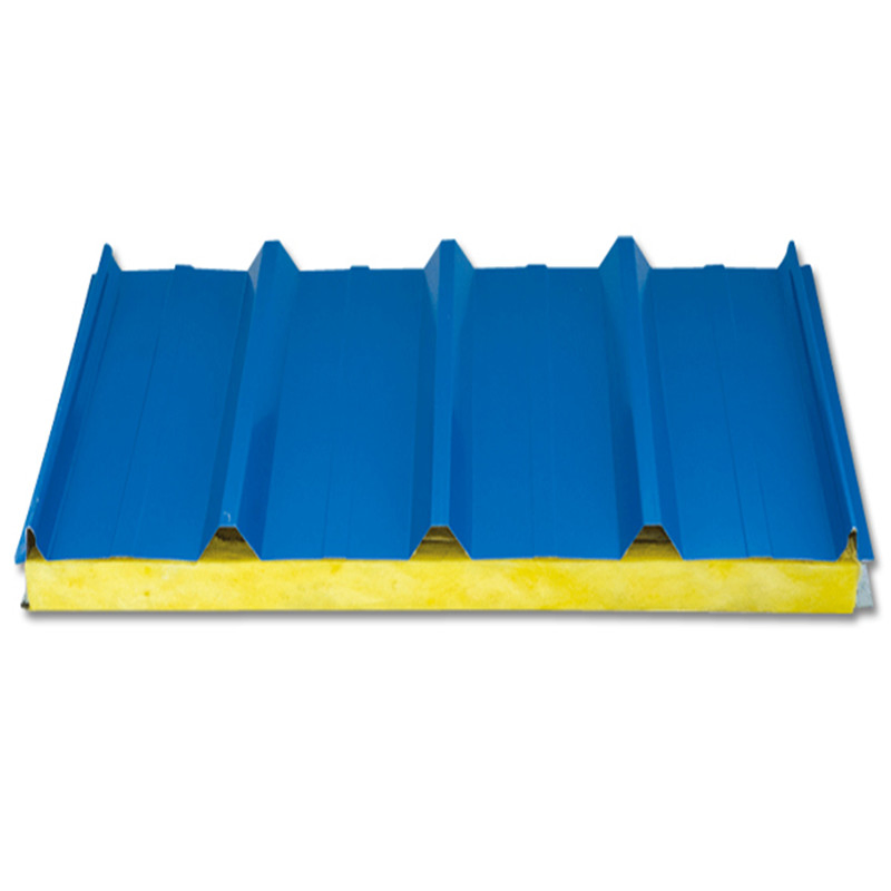 EPS PU Rock Wool PUR Glass Wool Insulated Sandwich Panel for Roof Wall Cladding System