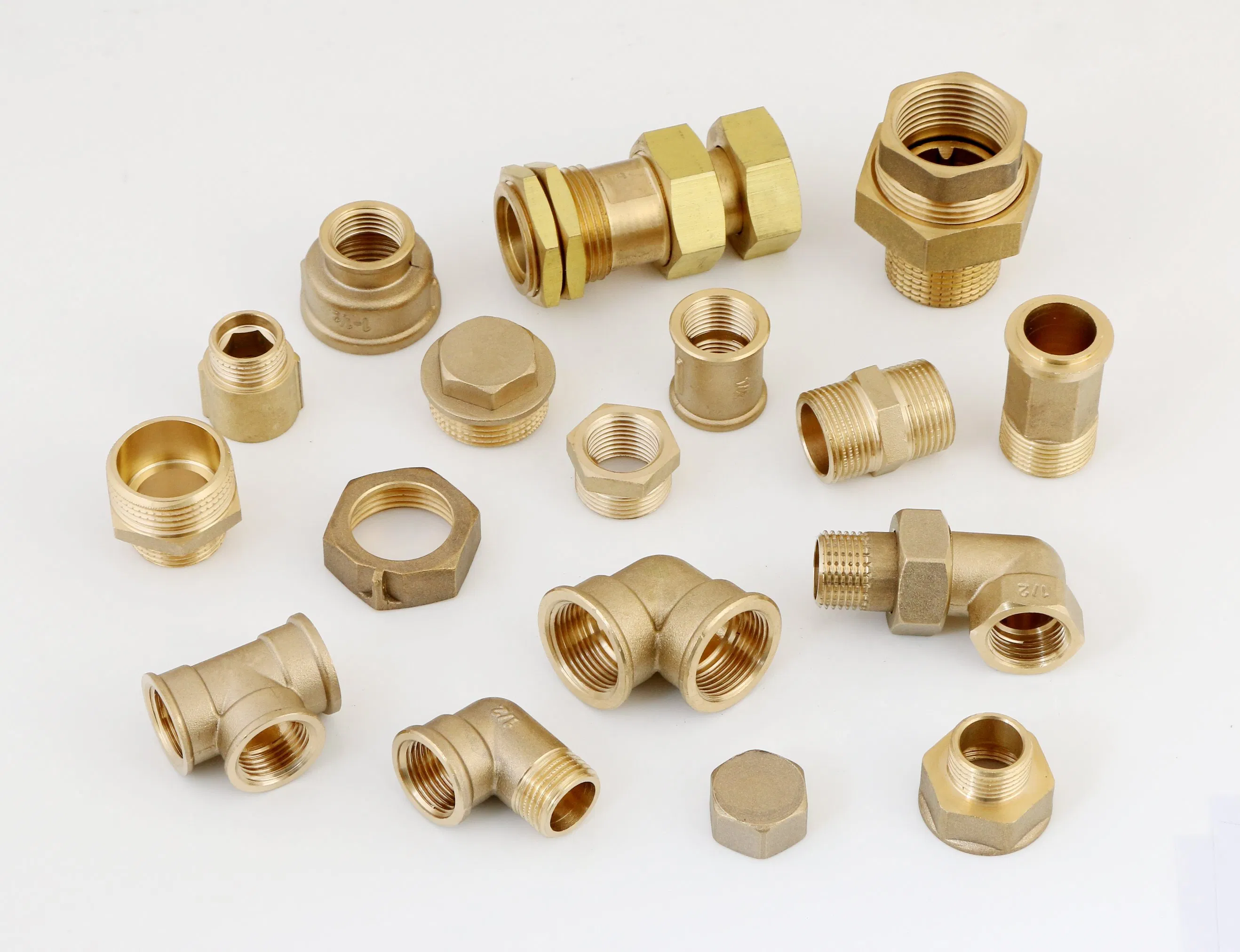 Brass Thread Fitting Reducer for Plumbing