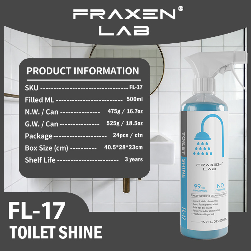 High Quality Daily Care Toilet Cleaner Spray Mild Non-Lrritating Hand-Friendly for Toilt Bathroom Cleaning and Care