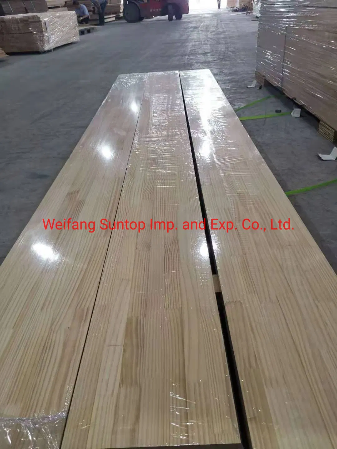 Pine Finger Joint Board for Korea Market.