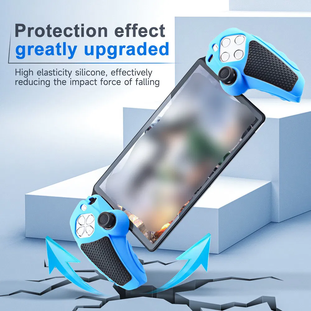 New Rocker Button Cap Streaming Handheld Protective Case Silicone Cover for PS5 Portal