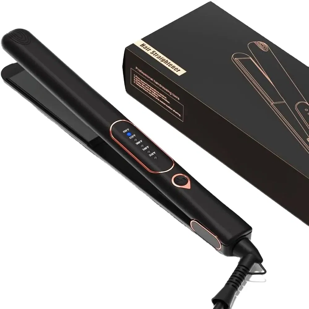 Professional Ceramic Floating Plate Hair Flat Iron 450f High Temperature Hair Straightener LED Electric Flat Irons