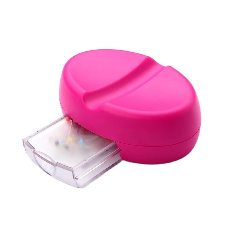 Colorful Magnetic Pin Cushion with Convenient Sewing Storage Case