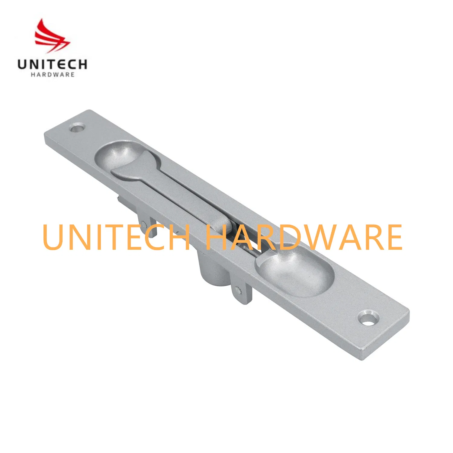 Door and Window Hardware Aluminum Alloy White Color Aquare Flush Bolt