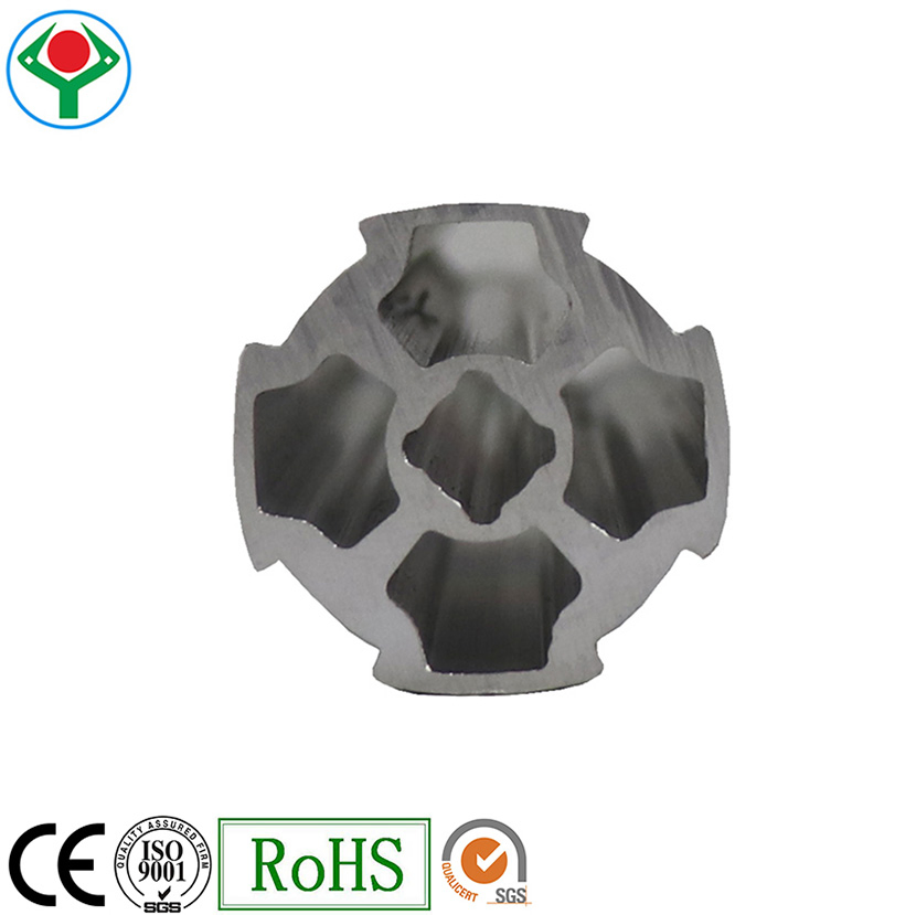 Yusi Silver Aluminum Pipe with Aluminum Joints for Industrial Cart