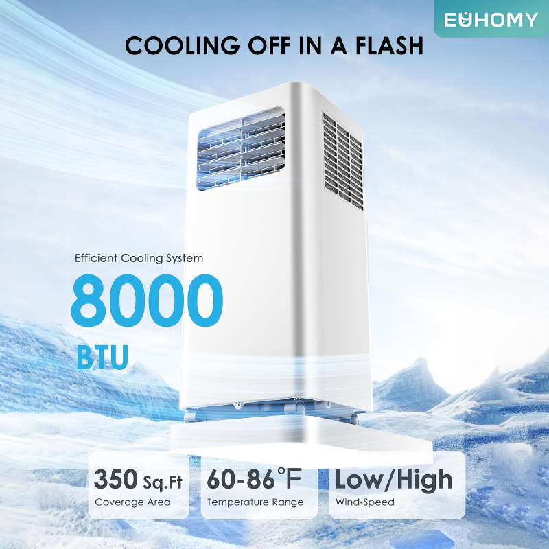 Кондиционер с осушителем Euhomy 8000 BTU