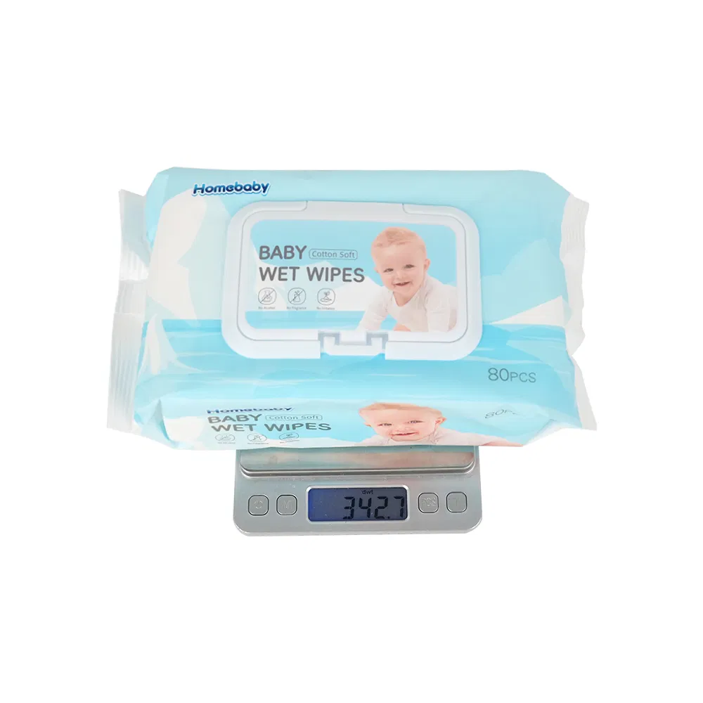 Manufacturer OEM ODM Design Brand Disposable Cleaning Wipes Gentle Sensitive Newborn Skin Soft Baby Nonwoven Wet Wipes