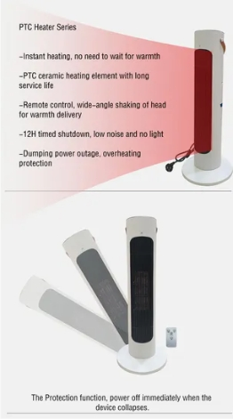 Hot Sale PTC Ceramic Heater From Home with Small Low Noise