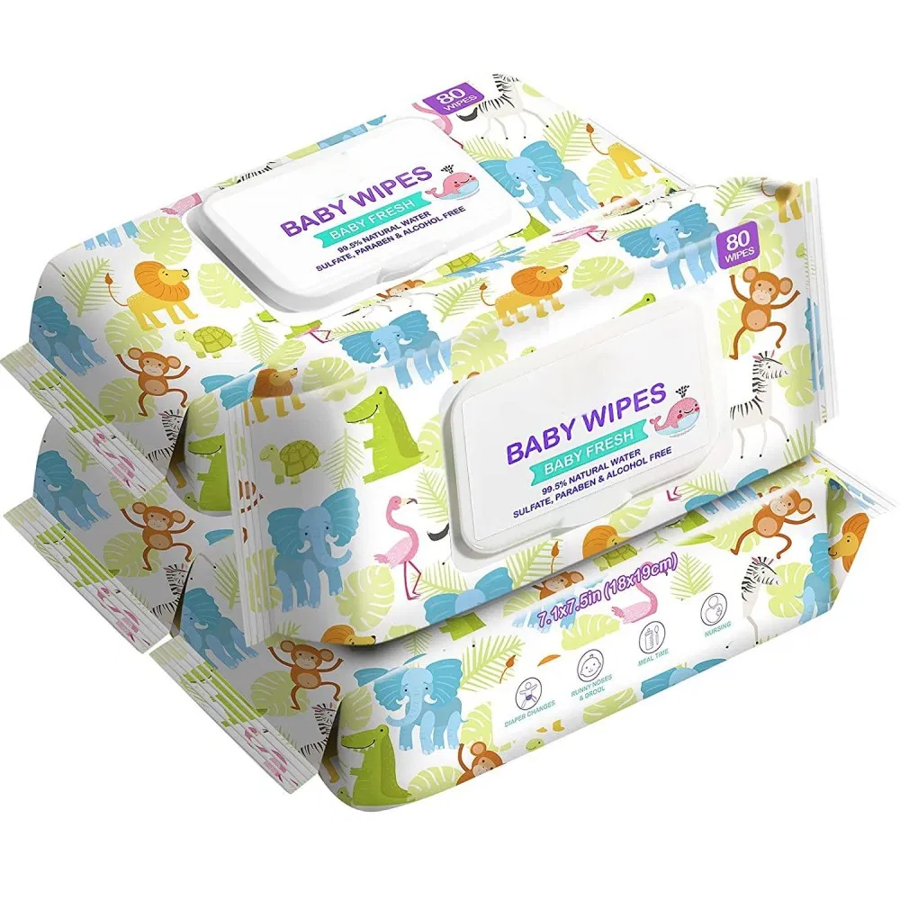 Hot Sale Wet Wipes Tissues 80 100 PCS for Baby Wholesale