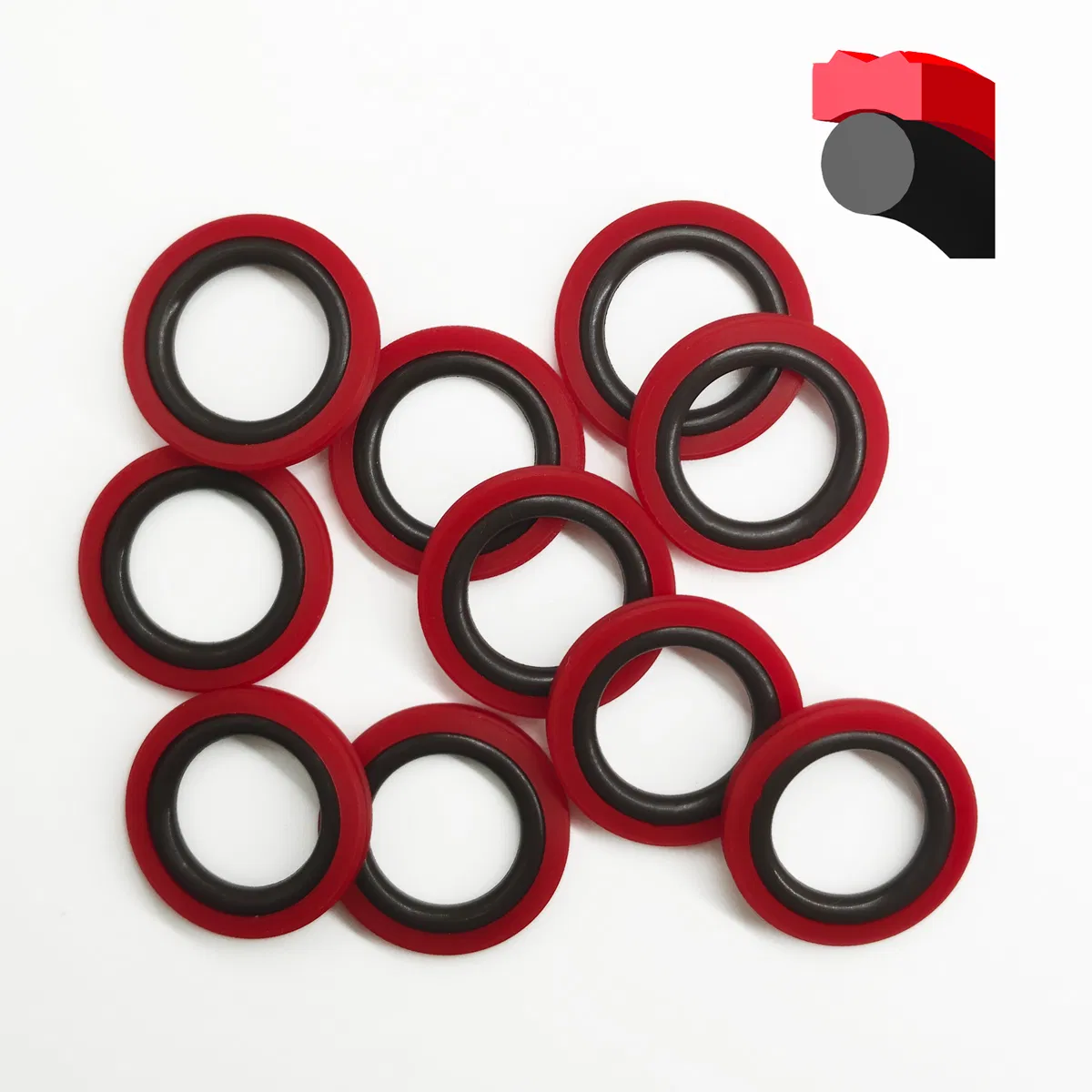 Двойное уплотнение HPU с O-кольцом для гидравлики