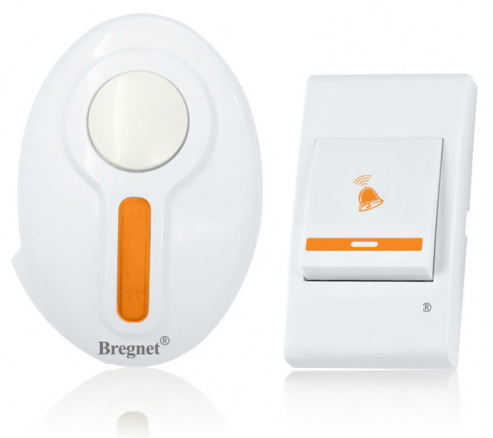 Oval Shape Digital Wireless Doorbell Chime