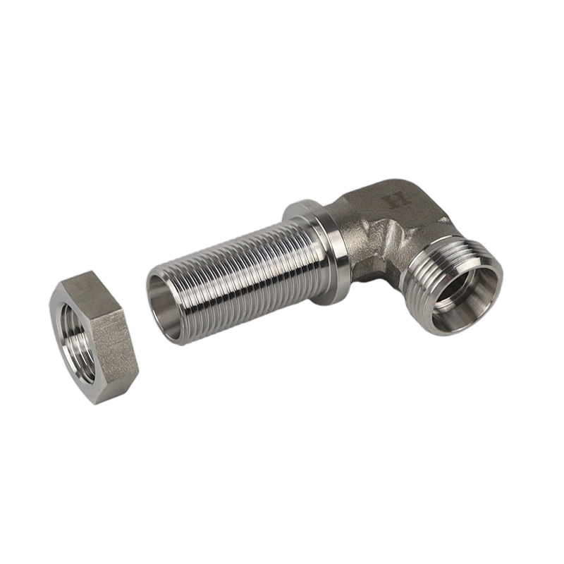 Гидравлический угловой фитинг 90° с наружной резьбой 6C9