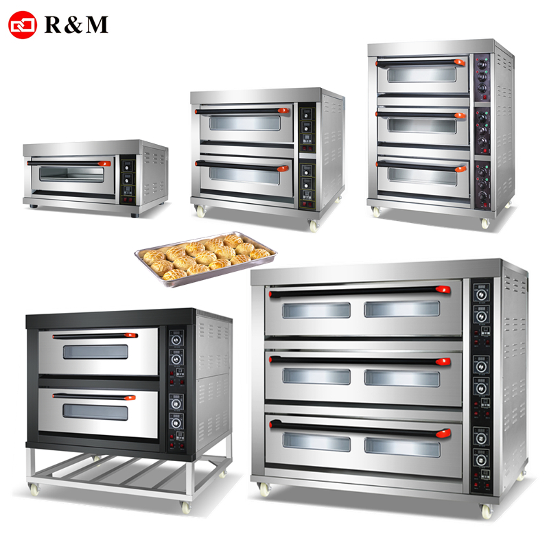 Industrial Size Retail Build Steak out Door Gas LPG Stone 1 2 3 Deck Pizza Oven Set Price in Lahore Bangladesh Thailand Camping