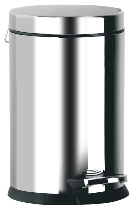 430 Stainless Steel Satin 6L Waste Bin Pedal with Removable Inner Bucket