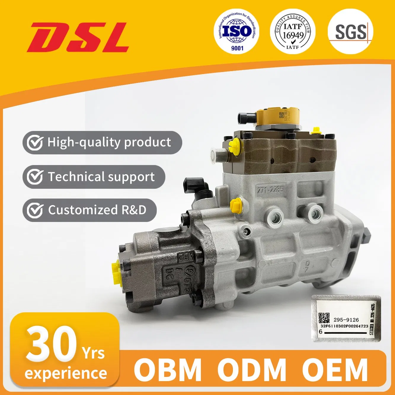 Топливный насос Durable 295-9126 для моделей C6.4/C4.2