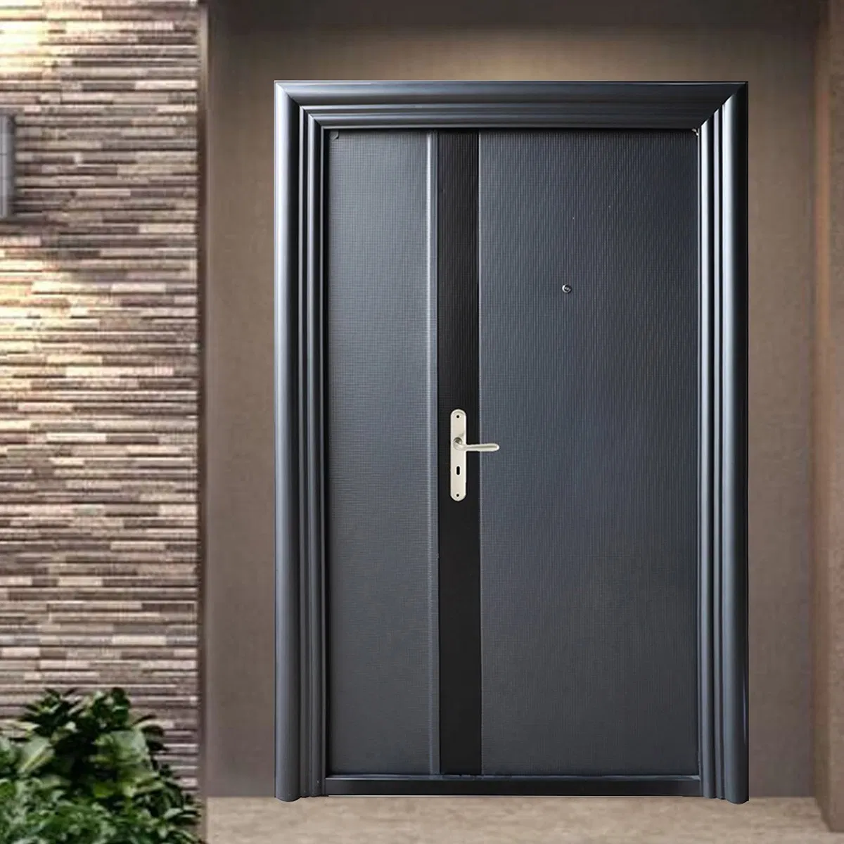 Chinese Hot Selling House Hall Use Security Door Metal Steel Material High Quality Cheap Exterior Door