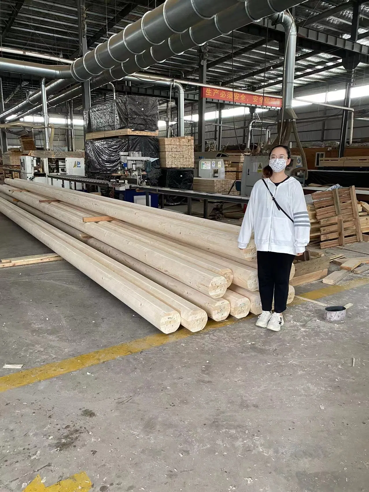 Beam Column Building Material Wooden