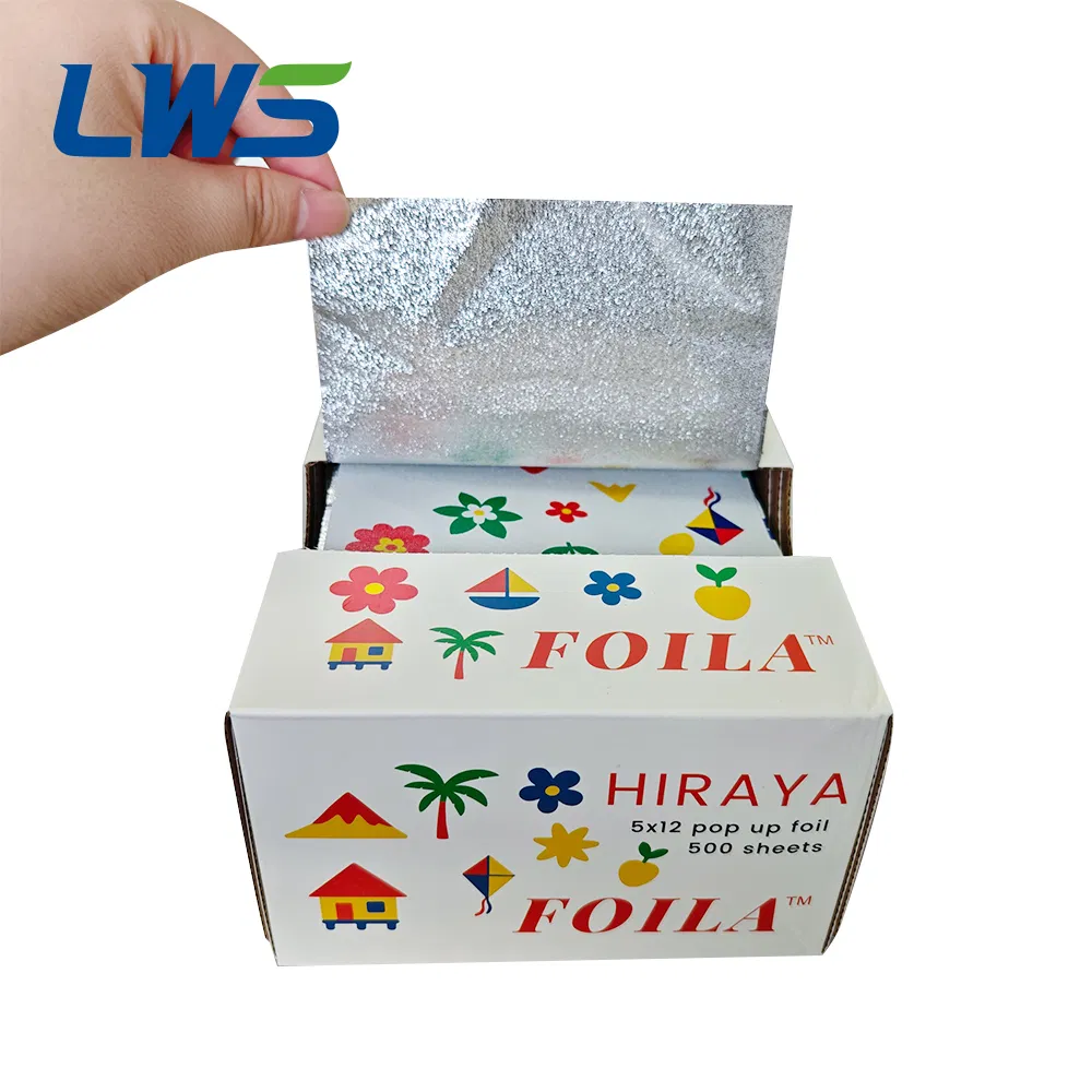 Фольга для волос Pop-up с тиснением, 500 шт.