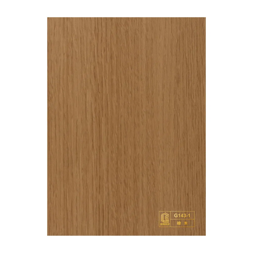 Scratch-Resistant Clear Texture PVC Decor Wood Veneer Film for Kitchen Walls