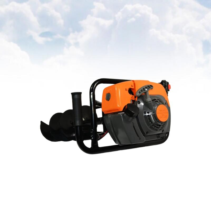 Handheld Digging Machine Hand Push Earth Auger Drill Post Hole Diggers