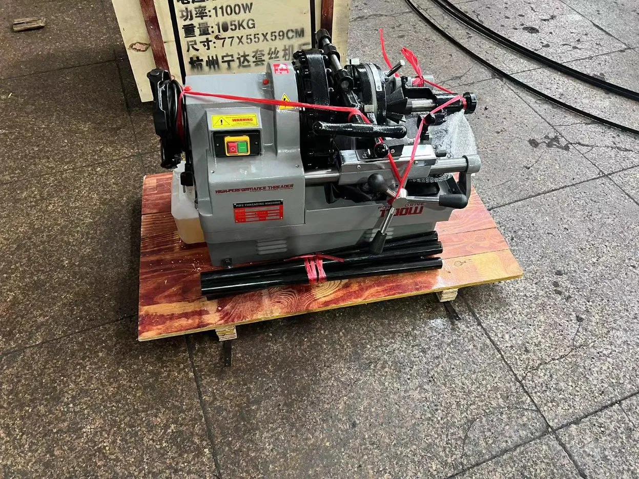 High Efficient 3inch Stainless Steel Pipe Threading Machine