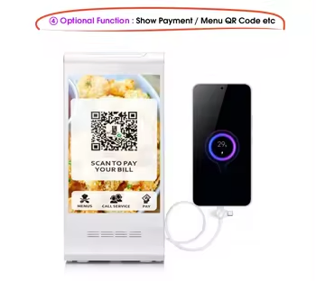 7 Inch LED Display Interactive Self-Service System for Restaurants
