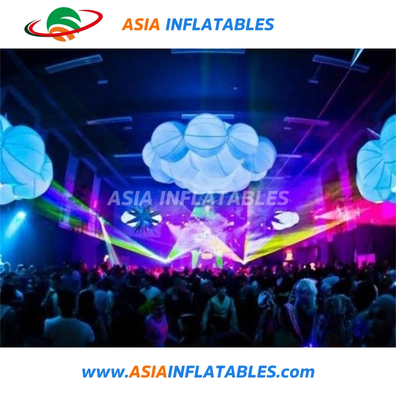 Inflatable Air Cloud Helium Balloon Cloud Shape for Event
