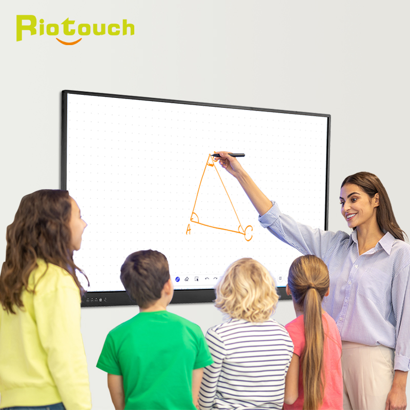 New Product Ideas 2024 Riotouch 4K Android LED Interactive Whiteboard Smart Board Touch Screen Display Interactive Boards