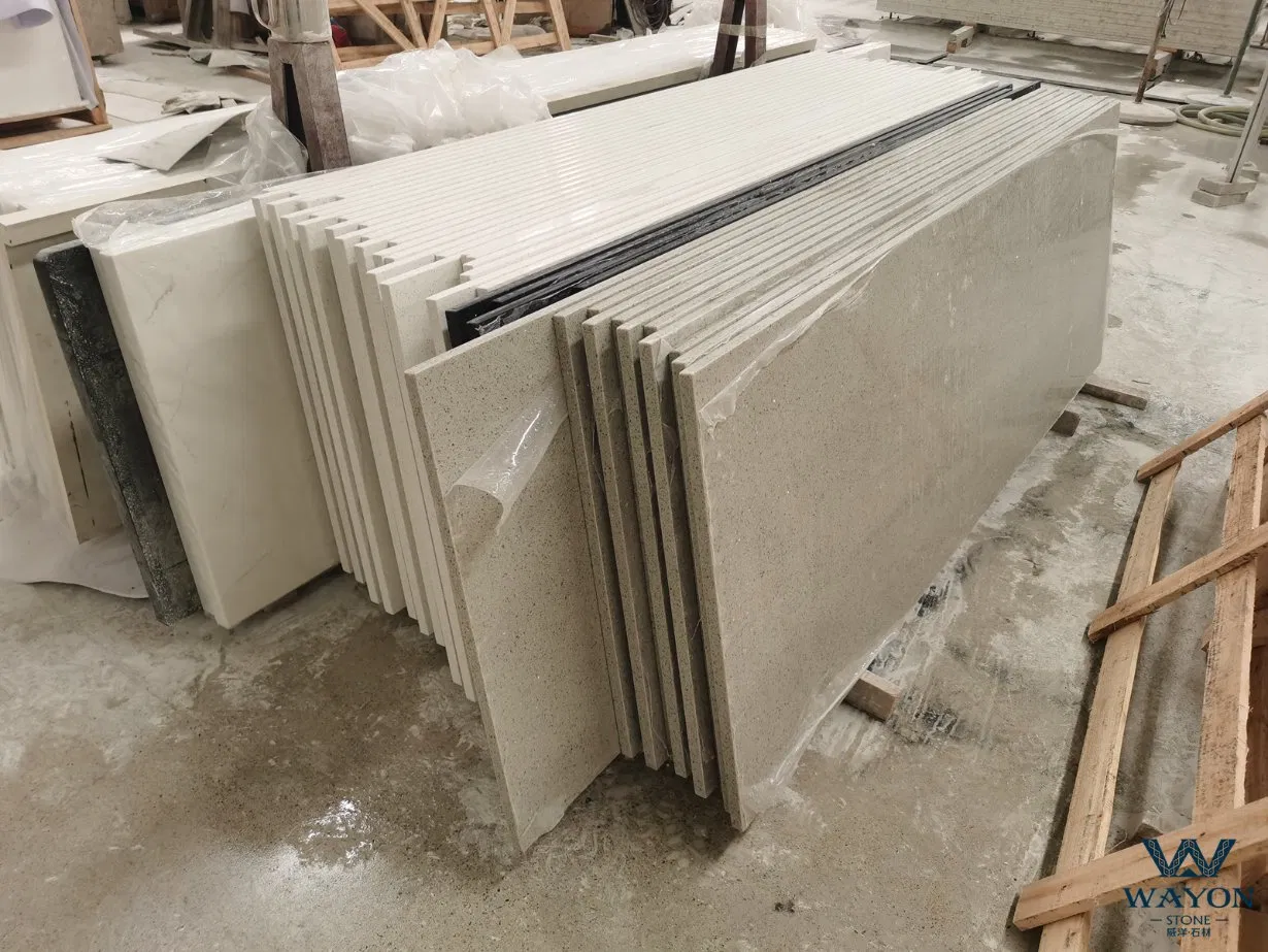 Modern Quartz Stone Kitchen Countertops Artificial Quartz Slabs Marble Look