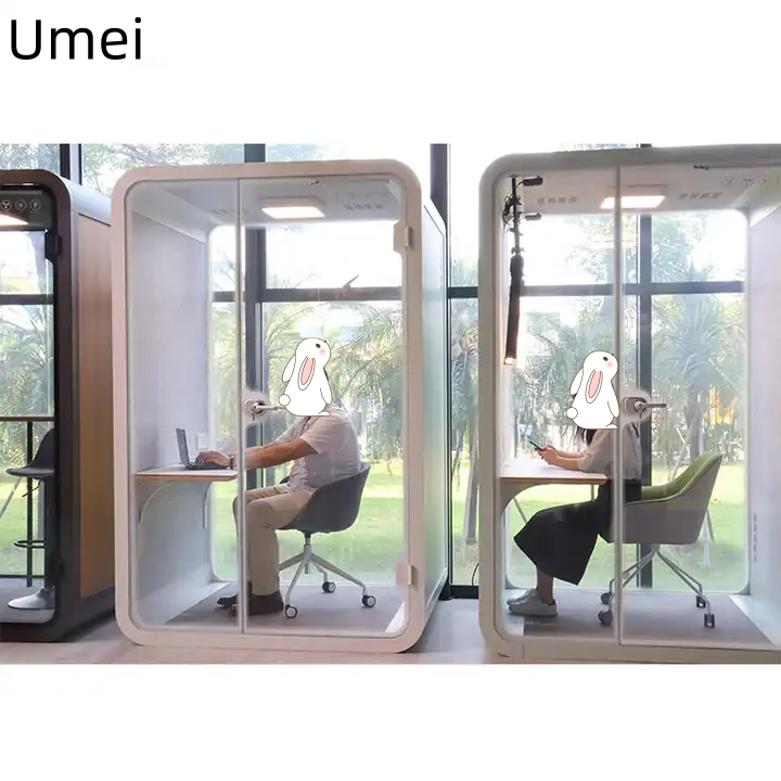 Indoor Soundproof Booth with Ventilation for Office Pod