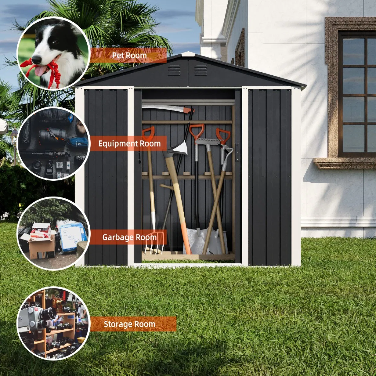 Sheds Storage Outdoor Garden Storage Shed